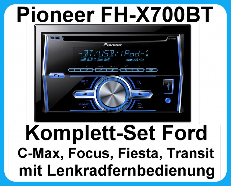 Pioneer fh-x700bt ford focus #6