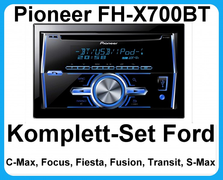 Pioneer fh-x700bt ford focus #2